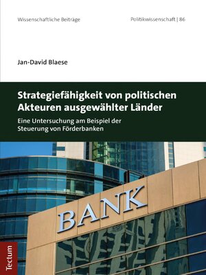 cover image of Strategiefähigkeit von politischen Akteuren ausgewählter Länder